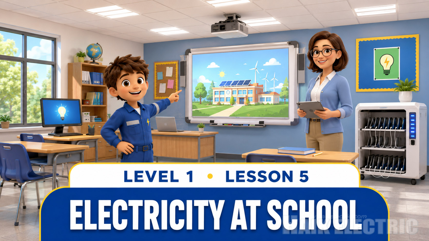 🏫 Lección 5: Electricidad en la escuela